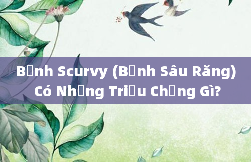 Bệnh Scurvy (Bệnh Sâu Răng) Có Những Triệu Chứng Gì?