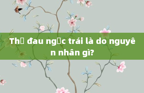 Thở đau ngực trái là do nguyên nhân gì?