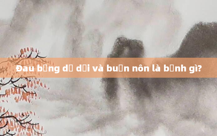 Đau bụng dữ dội và buồn nôn là bệnh gì?