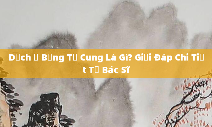 Dịch Ổ Bụng Tử Cung Là Gì? Giải Đáp Chi Tiết Từ Bác Sĩ