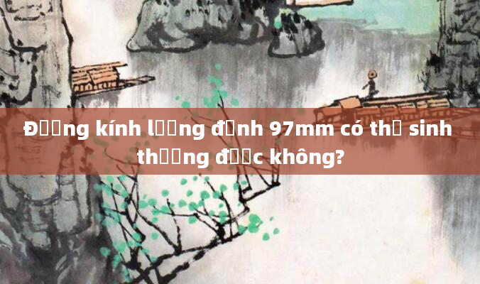 Đường kính lưỡng đỉnh 97mm có thể sinh thường được không?