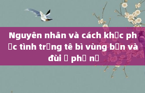 Nguyên nhân và cách khắc phục tình trạng tê bì vùng bẹn và đùi ở phụ nữ