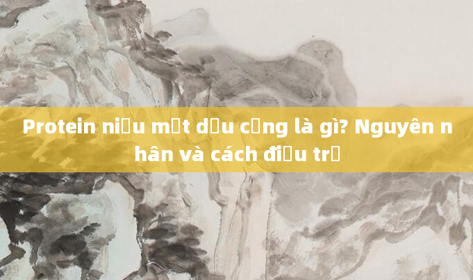 Protein niệu một dấu cộng là gì? Nguyên nhân và cách điều trị