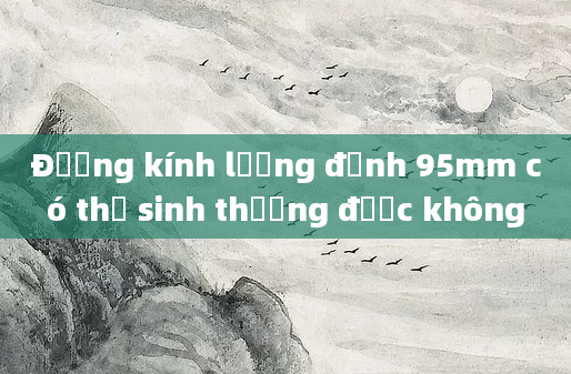 Đường kính lưỡng đỉnh 95mm có thể sinh thường được không