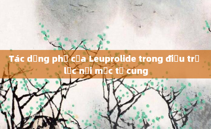 Tác dụng phụ của Leuprolide trong điều trị lạc nội mạc tử cung