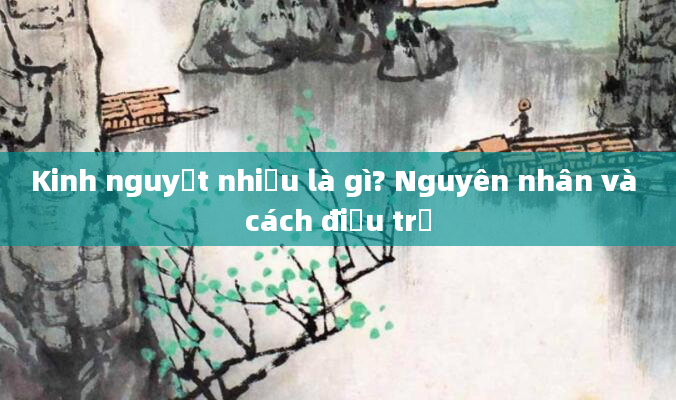 Kinh nguyệt nhiều là gì? Nguyên nhân và cách điều trị