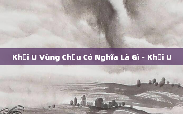 Khối U Vùng Chậu Có Nghĩa Là Gì - Khối U