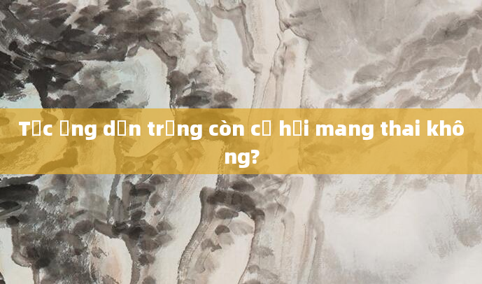Tắc ống dẫn trứng còn cơ hội mang thai không?