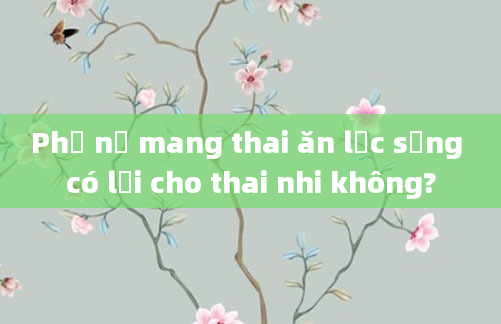 Phụ nữ mang thai ăn lạc sống có lợi cho thai nhi không?