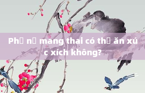 Phụ nữ mang thai có thể ăn xúc xích không?