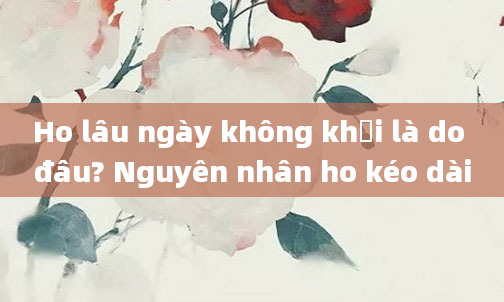 Ho lâu ngày không khỏi là do đâu? Nguyên nhân ho kéo dài